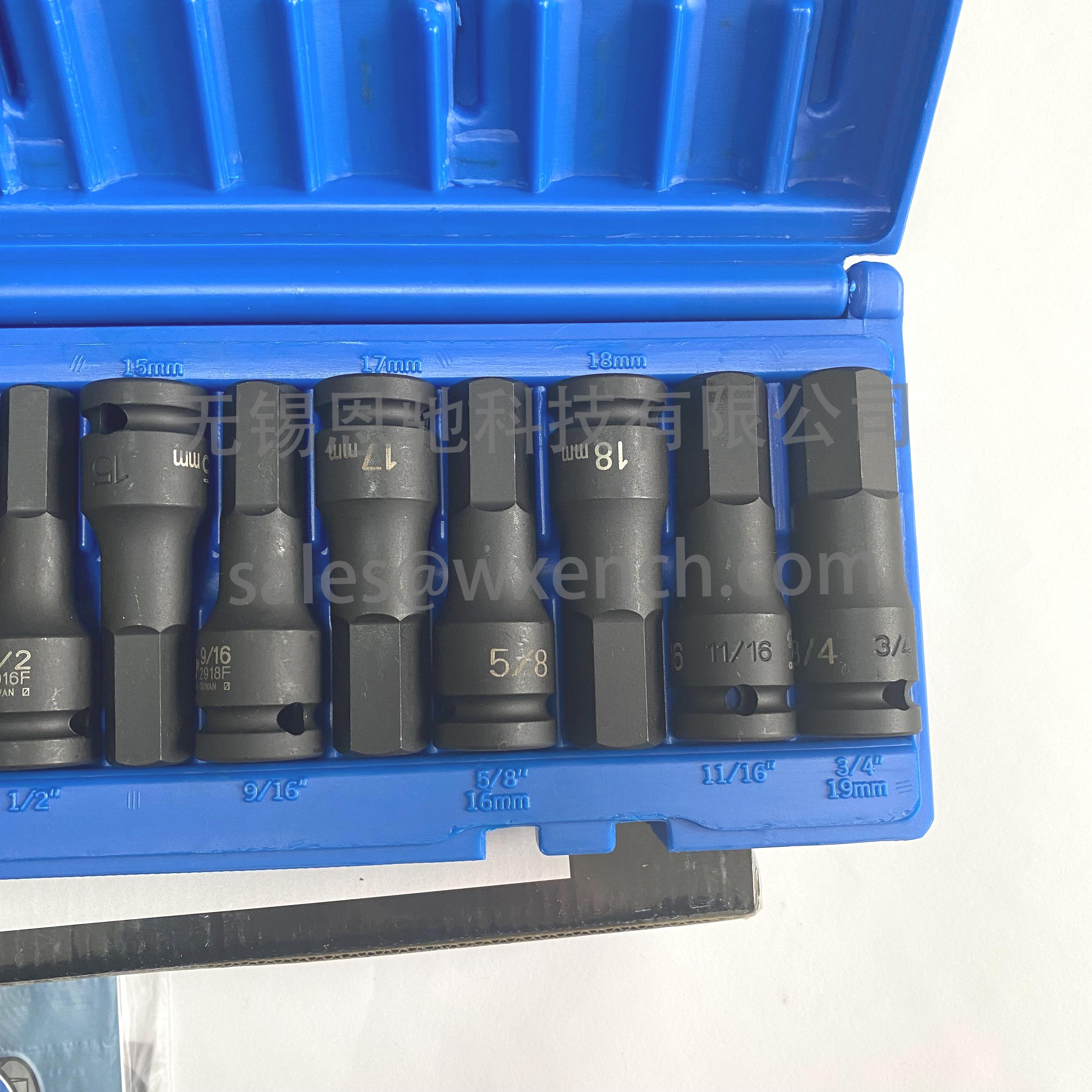 GREY PNEUMATIC CORP套筒工具扳手1598HC六角驅(qū)動器18件套裝