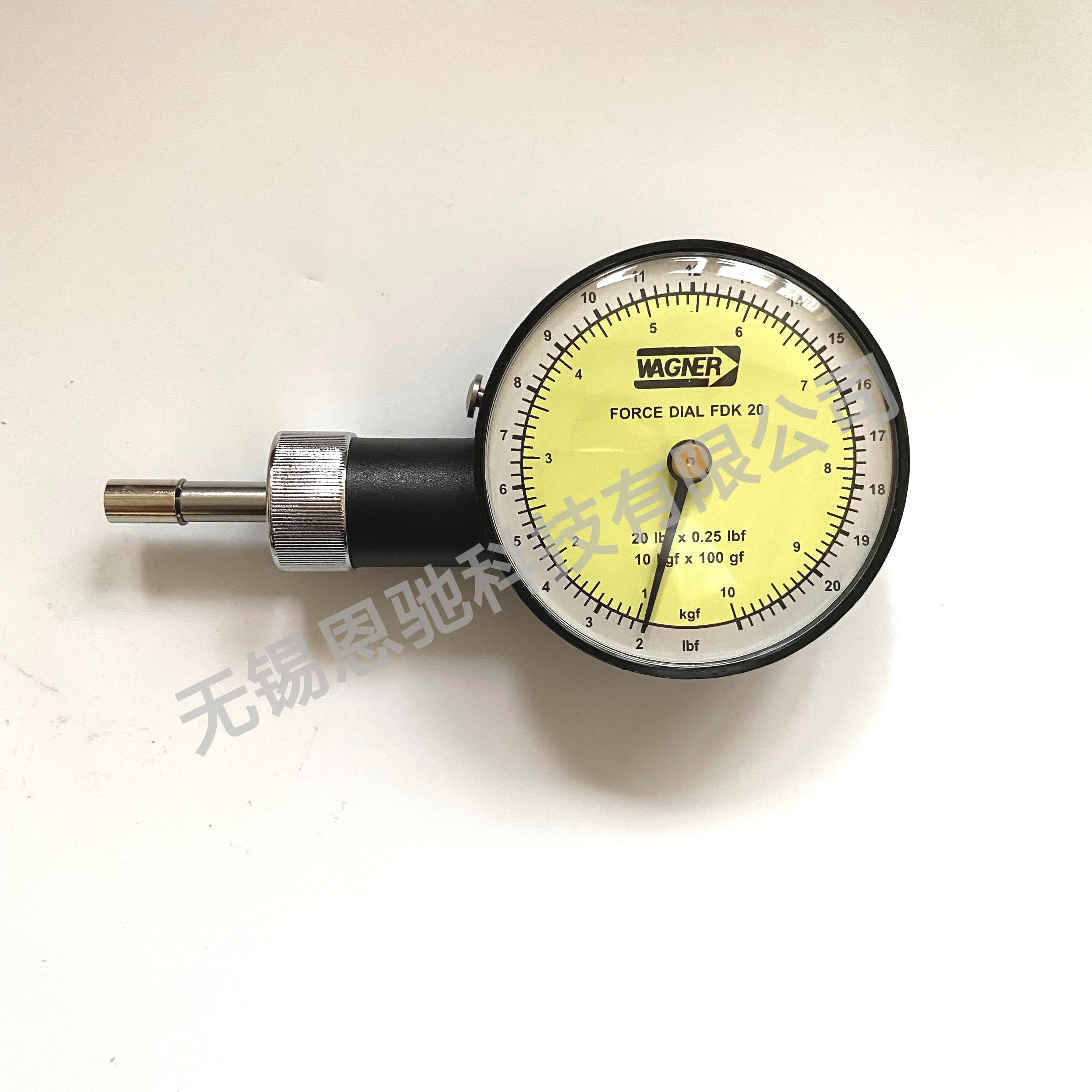WAGNER推拉力計FDK-20 20 磅力 x 0.25 磅力 10 公斤力X100克力